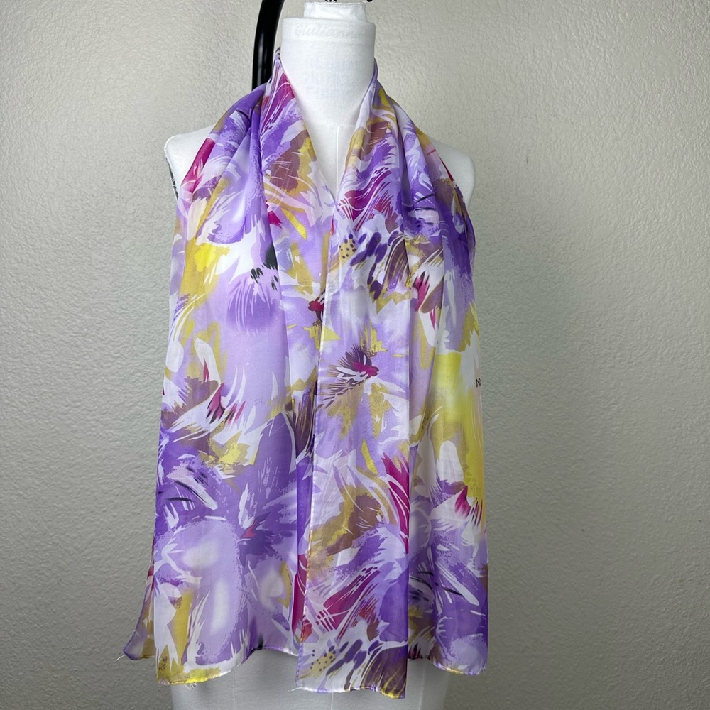 Women’s Scarf Floral Lightweight